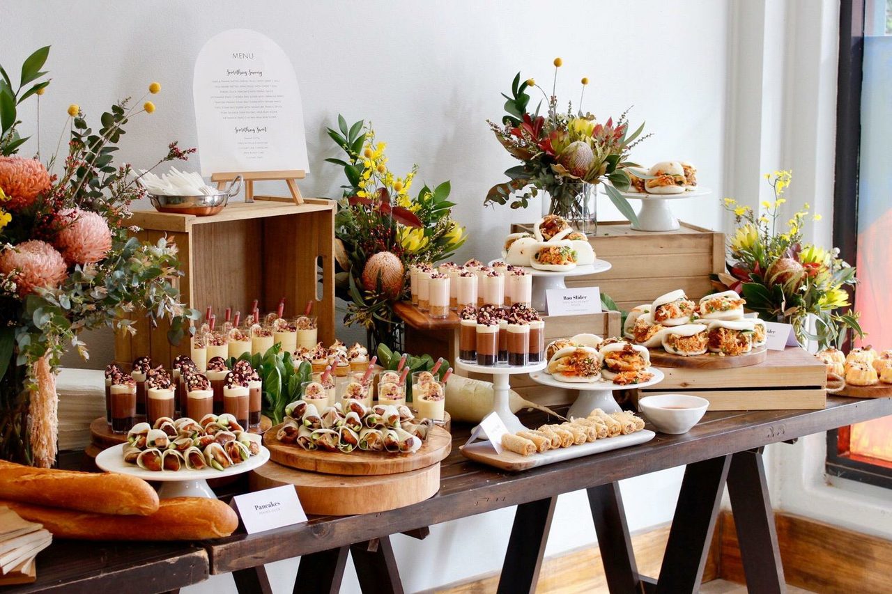 Event styling grazing table